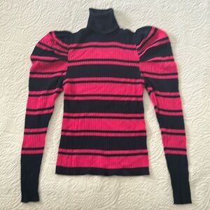 Zara, like new, strips turtle neck, long sleeve